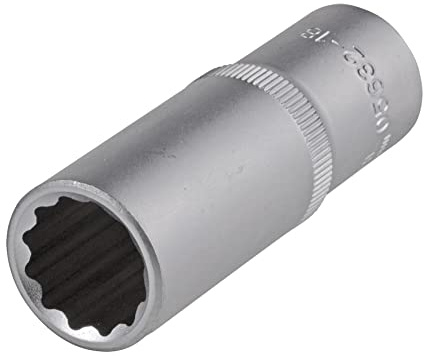 SW-Stahl 05632-18SB Tiefer Steckschlüsseleinsatz 18 mm - 1/2 Zoll 12-Kant | Extra lange Ausführung 78 mm aus Chrom-Vanadium-Stahl - Verchromte Premium Qualität - Für Schrauben und Muttern