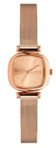 KOMONO Moneypenny Royale Rose Gold Japanische Analoge Quarzuhr für Damen mit Edelstahlband
