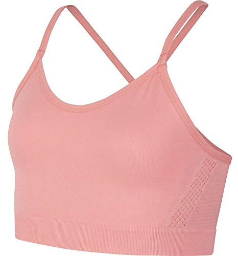 Nike G Seamless Dry, Reggiseno Sportivo Bambina, Pink Gaze/(White), M