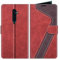 MOBESV Custodia per Oppo Reno 2, Cover a Libro Magnetica Custodia in Pelle per Oppo Reno 2, Elegante Rosso