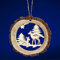 SIKORA BS-LS Traditionelle Filigrane Christbaumschmuck Holzanhänger aus nachhaltiger Herstellung - 28 Modelle wählbar, Modell:R4 Rindenoptik Rehe D 6cm