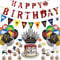 Col-Pary Games of Thrones Birthday Banner, GOT Banner, Cake and Cupcake Toppers, Balloons for GOT Birthday Party Supplies Decorations, 63PCS IN ALL