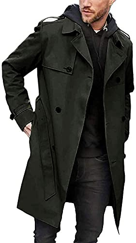 Gafeng Herren Trench Coat,windbreaker Trenchcoat, Windbreaker