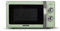SCHNEIDER SMW20VGA, Micro ondes Vintage, Monofonction, 700 watts, 20 litres, Contrôle mécanique, Fonction décongélation, Plateau tournant (24.5cm), Vert amande