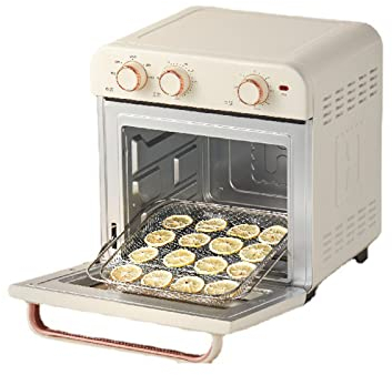 PanHuiWen Air Fryer Toaster Oven,18l Mini Oven, 1250w Large Roaster Oven, Mechanical Electric Oven Knob Control
