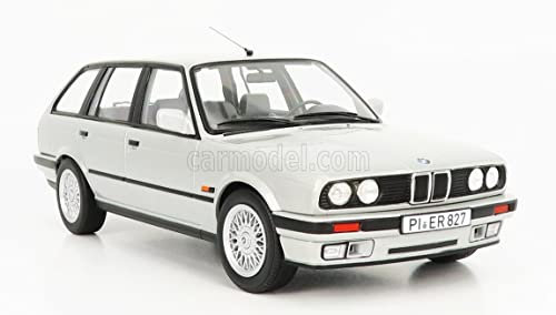 Norev 1:18 BMW 325i Touring 1991 - Silber: Die Cast Auto Sammelmodell für Erwachsene, Uni
