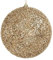 Magie di Natale Palline per albero di Natale in polistirolo decorate color Champagne (1 sfera da 20 cm)