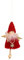 GADXE Weihnachtsengel Ornament Weihnachtsbaum Hängedeko Anhänger G Ift Teak Latten (A, One Size)