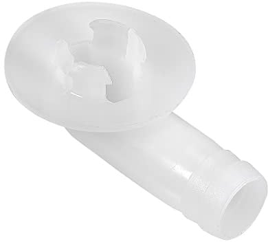 PATIKIL 18mm Aria Condizionatore Scarico Flessibile Connettore Gomito Raccordo, per Mini-Split Unità e Finestra Aria Condizionatore Unità
