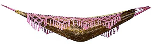 YUHINN Garden Hammock Portable Outdoor Camping Hammock,2 Person Hanging Chair Lounger Macrame Fringe Swing Bed for Backpacking Beach
