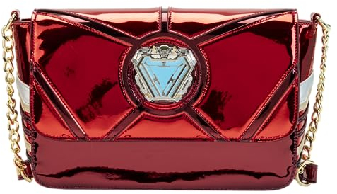 Loungefly Marvel Crossbody Bag Iron Man 15th Anniversary Nue offiziell Rot Taille Unique