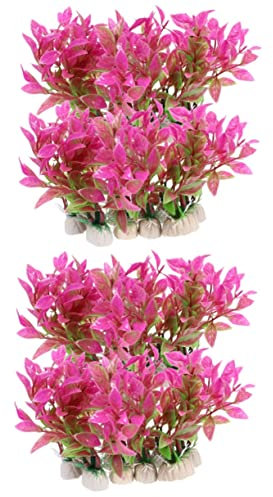 40 Pcs Aquatic Plants Artificial Plants Extra Large Aquarium Decorations Aquarium Accessories Small Fish Tank Decorations Fish Tank Accessories Fish Tank Plants Fish Tank Ornaments ( Color : As Shownx