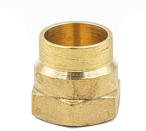 KNM TRADE Messing Gewindefittings (Muffe Lötfitting IG, 28x1'')