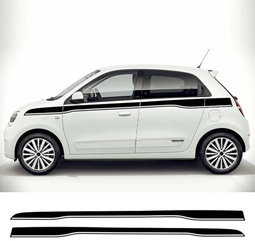 IBLUON Adesivi per la Linea di Cintura dell'auto Decalcomanie per Pellicola in Vinile per Porta Laterale, per Renault Twingo 1 2 3 Accessori per la Decorazione del Corpo