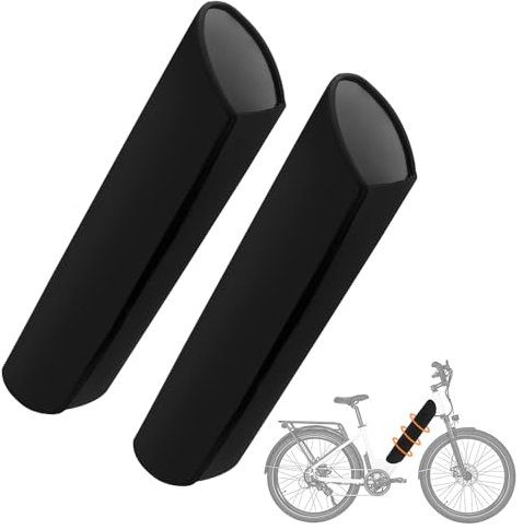 XIUWK 2-Piece EBike Battery Cover Waterproof, Bicycle Frame Battery Protector Cover