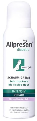 Allpresan Diabetic Intensiv+Repair mit Urea beruhigendem Duft 125 ml