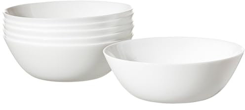 Ritzenhoff & Breker Schale fresh Ø 16 cm weiß 6er Set Opal Glas Mikrowellengeeignet