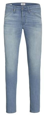 JACK & JONES Herren Jeanshose Male Slim Fit Jeans Jjiglenn Jjfox Am 496 Noos Slim Fit Jeans