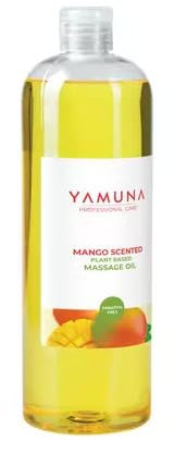 YAMUNA NATURAL BEAUTY Massageöl, 100% pflanzlich, Naturkosmetik aus Ungarn. Professionelles Öl – frei von Paraffin und Parabenen für eine erfrischende Massage.Gratis Spender! (1000 ml, Mango)