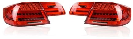 LzDDD Auto Rücklicht Für BMW M3 E92 330i 335i 2006-2013 Auto außerhalb Rücklicht Blinker Bremsleuchte,Auto Heck Rücklampe.,Red