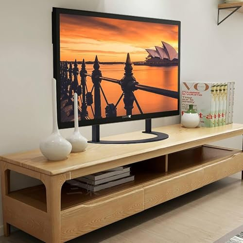 LwsCUiH Monitor Arms Desktop TV Stand Desktop TV Base With Integrated Flat Screen TV Base Stand Suitable For 37-65 Inch TVs