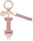 MORSUNBELA porte clef, Lettre porte clé I, Porte clef initiale Porte clé rose I, Porte clef femme Porte-clés pour fille