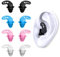 4 Paires Bouchon Oreille Piscine pour Nageurs Bouchons d Oreille en Silicone Réutilizables Étanches Natation Douche Surf Plongée Anti Bruit Confortable Adultes Adolescents