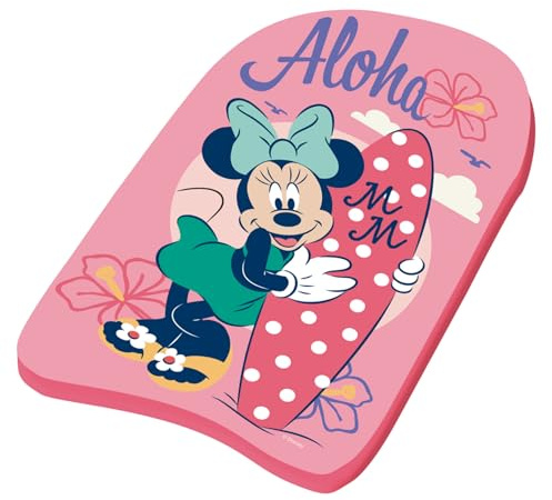 Arditex Disney Minnie Mouse Schwimmbrett, 41 x 30 x 5 cm, leichter EPS-Schaumstoff, ergonomische Form, Schwimmen und Wasserspiele – Rosa