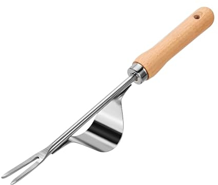 usefulbeauty Unkrautzieher - Stahl Unkrautstecher Werkzeug,Edelstahl Unkrautstecher Für Garten Rasen Landschaftsbau Beetumrandung Trimmer Blumenpflege Indoor Outdoor