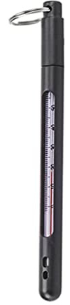 Angeln Thermometer Outdoor Metall Fliegen Wasser Fließt Mit Runde Stream Fluss Zubehör Fliegen Angeln Wasser Temperatur