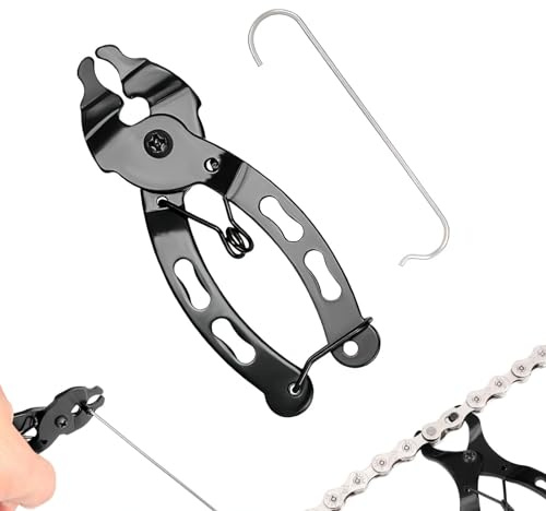 Fahrradkettenwerkzeug, 2-in-1 Zwei-Wege-Arc Snap Master Link Zange für schnelle Demontage und Installation, passend für 6-12-Gang-Fahrradketten (Stil A)