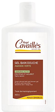 Gel Bain Et Douche Amande Verte 400ml Surgras Actif Rogé Cavaillès