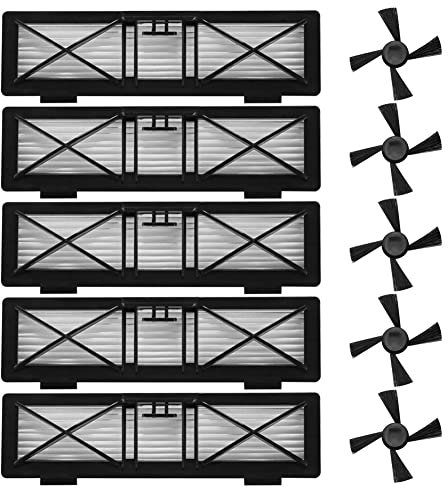 Neutop Ultra Performance Filter-Seitenbürste kompatibel mit Neato Robotics D7, D701, D750, D6, D650, D5, D4, D402, D450, D3, D301, D304 Roboter-Staubsauger-teile, Zubehör, 10er-Pack
