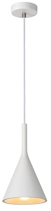 LUCIDE GIPSY - Pendelleuchten - Ø 16,5 cm - 1xE27 - Weiß