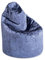 Hippo Pouf Chaise Longue Gaming 'Bijou' en Velours Concassé | Chaise De Jeu pour Salle De Séjour Intérieure | Conception Ergonomique pour des Heures De Détente (Dusk)