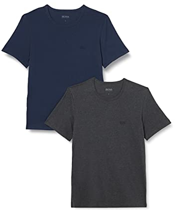 BOSS Herren T-shirt Rn 3p' T shirts, 497 Open Blue, L EU