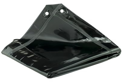 Stamos Germany SWS01 Schweißvorhang schwarz Schweißschutz Schweiss Schutzdecke Schweißerdecke (Vinyl-Kunststoff - 0,4 mm, Maße: 234 x 168 cm)