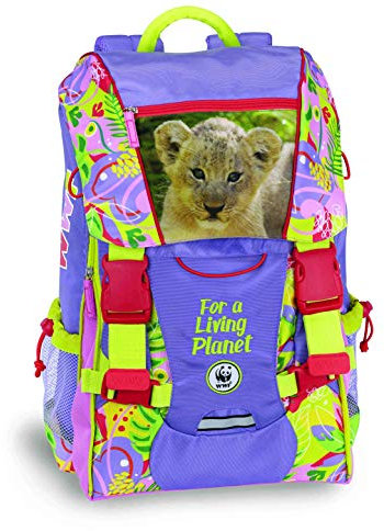 WWF Mädchen Rucksack erweiterbar Mädchen Jungle 60344 Schulkollektion 2019/2020