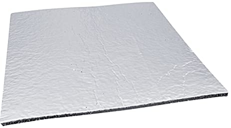 Gartenwelt Riegelsberger Zubehör für Pro Plattenlager und Balkenlager 10 Stück alukaschierte Gummiunterlage 200x200x5 mm Gummigranulat