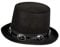W WIDMANN MILANO Party Fashion 09785 - Zylinder Rock Star, Rocker, Hut, Kopfschmuck, Accessoire, Karneval, Mottoparty