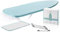 Lengenstein® Housse de table à repasser avec rembourrage confortable 120 x 40 cm - Pour fer à vapeur - Avec clips de serrage et chiffon de protection à repasser (turquoise)