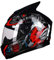 Motorrad-Integralhelm für Männer Motorradhelm Vollgesichts-Klappmotorradhelm Joker Motorradhelmstreifen