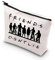 Make-up-Tasche mit Reißverschluss, inspiriert von TV-Show, Motiv Hawkins Mittelschule Eleven Mike Dustin Friends, weiß, Dont Lie UK