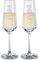 PR Print Royal Sekt-Glas mit Gravur - Herzen - mit Namen & Datum selbst gestalten - Sekt-Gläser graviert für Paare, Geschenk Valentinstag, Hochzeit, Weihnachten, 2er-Set
