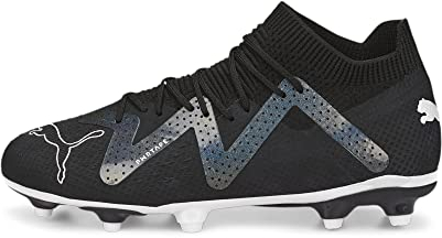 PUMA Future PRO FG/AG JR Soccer Shoe, Black White, 10 UK