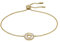 Emporio Armani Armband Für Frauen Essential, Innenlänge: 160-235mm, Größe Anhänger: 12X12mm Gold-Sterling-Silber-Armband, EG3558710