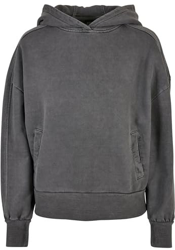 Urban Classics Damen Ladies Heavy Terry Garment Dye Hoody Sweatshirt, Darkshadow, 5XL EU