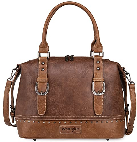 Montana West Vintage Classic Crossbody Barrel Satchel Abnehmbar, Vintage, Western