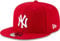 New Era MLB 9FIFTY Adjustable Snapback Hat Cap One Size Fits All (New York Yankees Red), Rot/Ausflug, einfarbig (Getaway Solids), Einheitsgröße