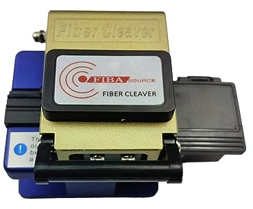 FIBAsource FC-6S Fiber Optic Cleaver, Cold Contact, 12 Rotatable Blades With 36,000 Cleaves, User-Selectable Blade Rotation, 250µm To 900µm Coating Diameter, Includes Sharps Catcher And Protective Box